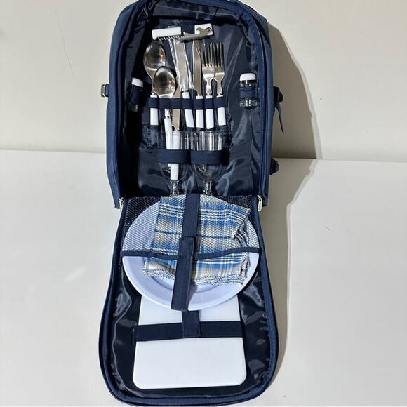 Apollo walker Picnic Backpack Bag for 2 Person with Cooler Compartment - Picture 3 of 3